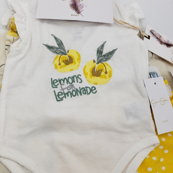 NWT 3-6M 3pc Jessica Simpson Set. - Picture 4 of 4